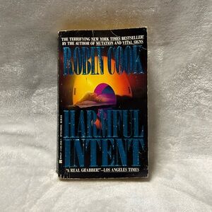 Harmful Intent by Robin Cook 1991 paperback book